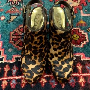 Ralph Lauren Rayna II Leopard Calf Hair Pumps 7B